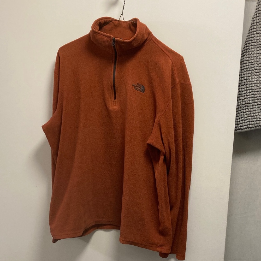The North Face Men's Rust Zip-Up Sweater